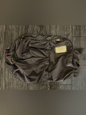 Samsung Crossbody Bag in Dark Brown with Gold Hardware